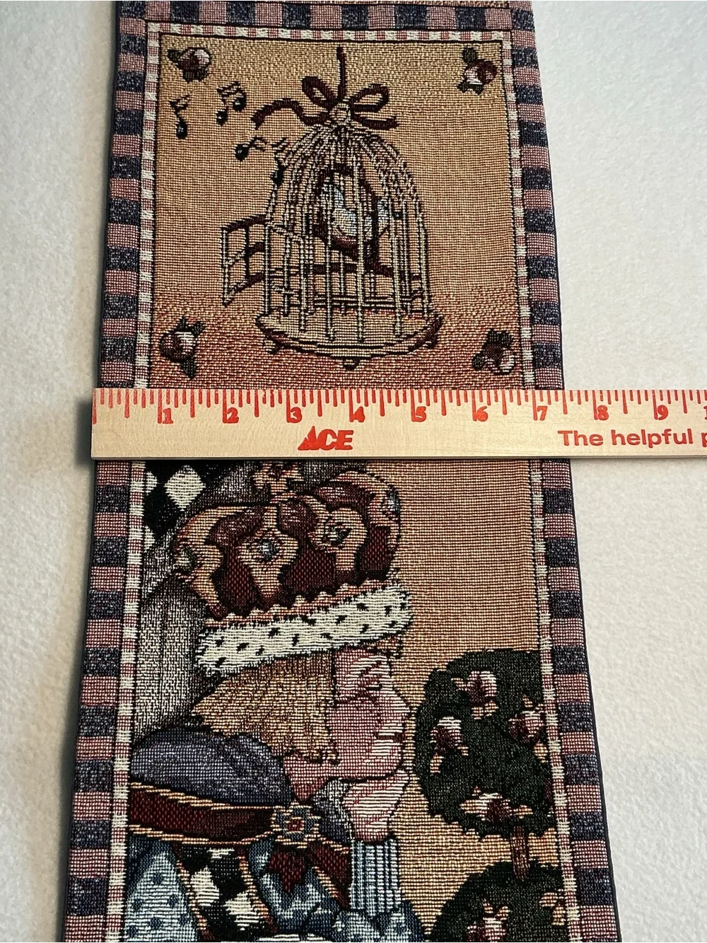 Mary Engelbreit Tapestry Wall Hanging It’s Good To Be Queen Bell Pull Vintage